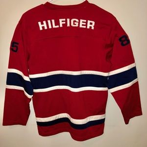 Mens Tommy Hilfiger Vintage Hockey Jersey Large